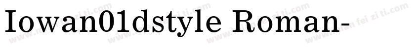 Iowan01dstyle Roman字体转换
